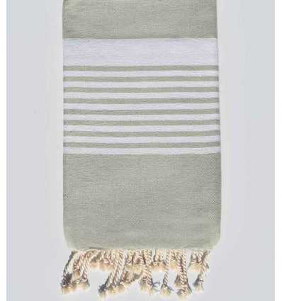 Fouta arthur vert pale