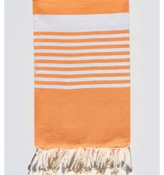 Fouta arthur orange clair  - 1