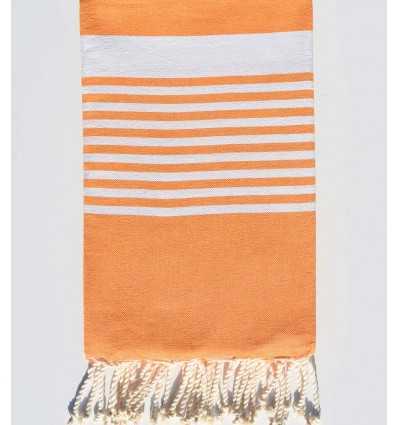 Fouta arthur orange clair