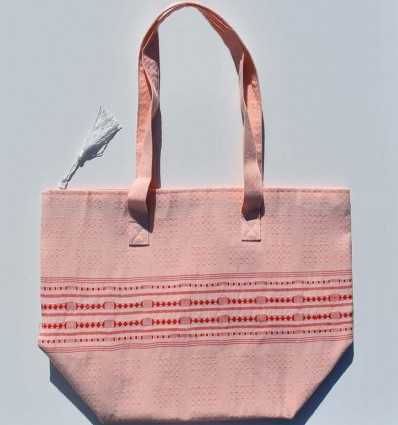 Sac de plage fouta thalasso capucine