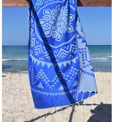Fouta bohémian bleu Fouta Tunisia - 2