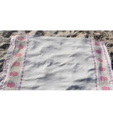 Fouta Khomsa rose foncé Fouta Tunisia - 5