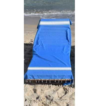 Fouta Plate bleu Fouta Tunisia - 2