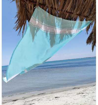 Fouta Plate bleu pastel Fouta Tunisia - 3