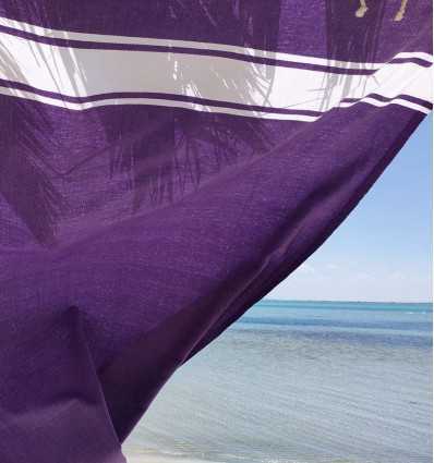 Fouta plate prunelle Fouta Tunisia - 3