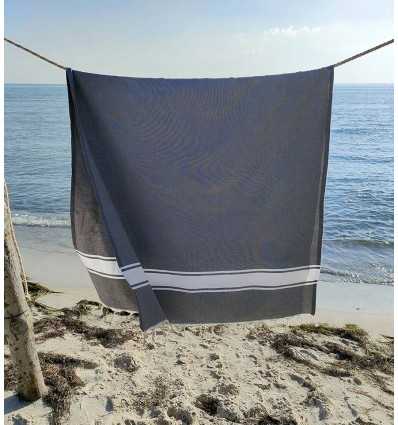 Fouta plate gris moyen Fouta Tunisia - 2
