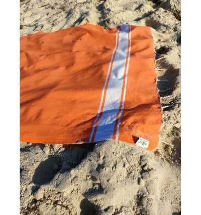 Fouta plate orange vif Fouta Tunisia - 5