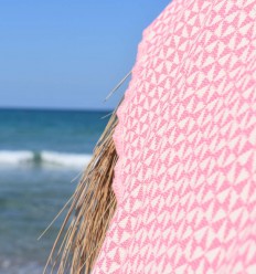 Fouta papillon rose bébé Fouta Tunisia - 1 2