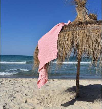 Fouta papillon rose bébé Fouta Tunisia - 4