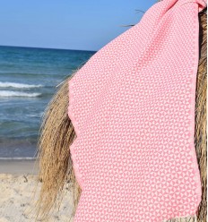 Fouta papillon rose bébé Fouta Tunisia - 1