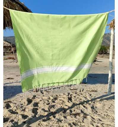 Fouta plate vert prairie Fouta Tunisia - 1