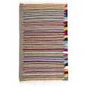 Kilim vintage en laine coloré Fouta Tunisia - 1