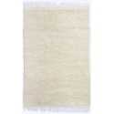 Tapis berbère en pure laine couleur écru Fouta Tunisia - 1