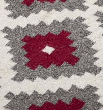 Tapis berbère en pure laine de mouton fait main Fouta Tunisia - 2
