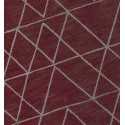 Tapis margoum en coton couleur rouge foncé Fouta Tunisia - 2