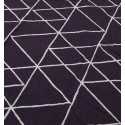 Tapis margoum 100 % coton couleur violet avec motifs géométriques Fouta Tunisia - 2