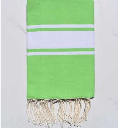 Fouta Plate vert clair