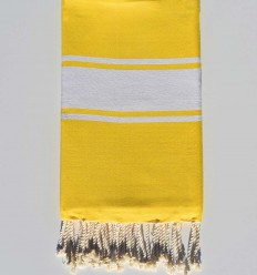 Fouta Plate jaune ambre Fouta Tunisia - 1