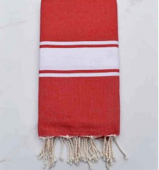 Fouta Plate rouge Fouta Tunisia - 1