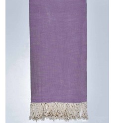 Jeté flammé violet lilas 270*200cm Fouta Tunisia - 1