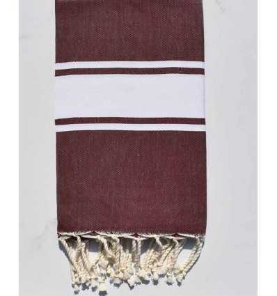 Fouta Plate bourgogne