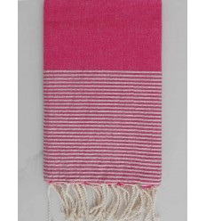 FOUTA Lurex plate Rose Fouta Tunisia - 1