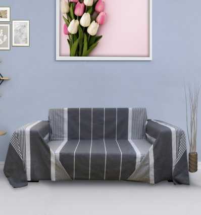 Jeté gris acier Fouta Tunisia - 2