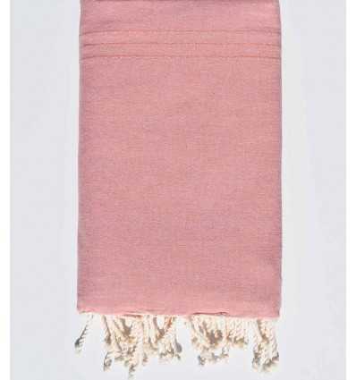 Jeté de lit rose pâle Fouta Tunisia - 2