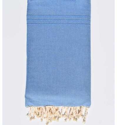 Jeté de lit bleu roi Fouta Tunisia - 2