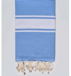 Fouta Plate bleu roi  - 1