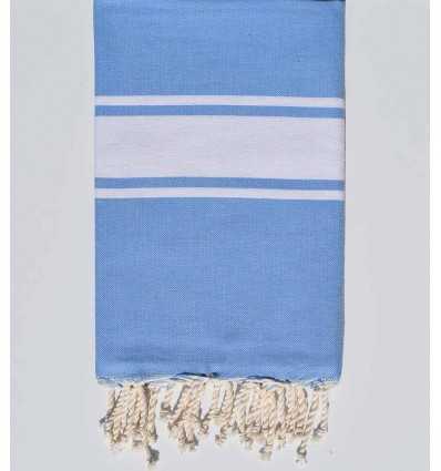 Fouta Plate bleu roi