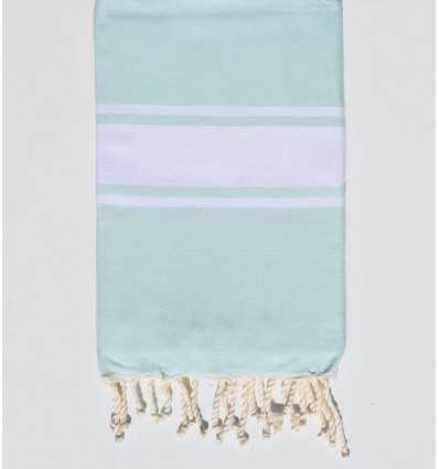 Fouta plate azur brume