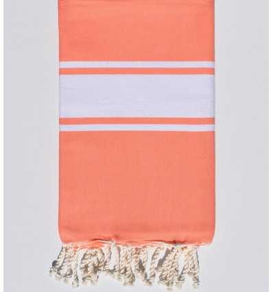 Fouta Plate corail