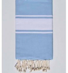 Fouta Plate bleu ciel Fouta Tunisia - 1