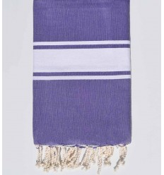 Fouta Plate violet Fouta Tunisia - 1