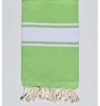 Fouta Plate vert lime Fouta Tunisia - 2