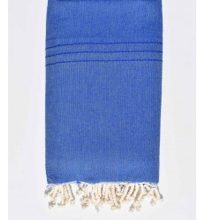 Jeté moyenne bleu électrique 1.5m*2.5m Fouta Tunisia - 1