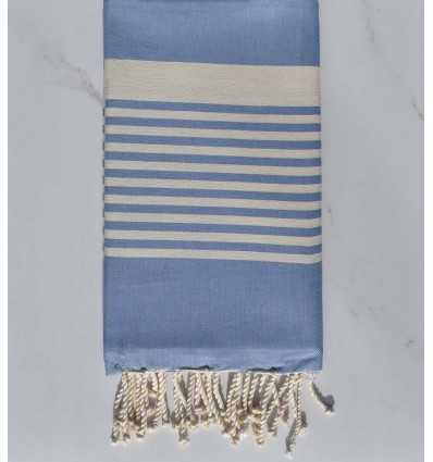 Fouta arthur bleu horizon