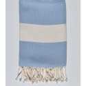 Fouta Diamant bleu clair Fouta Tunisia - 1
