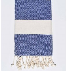 Fouta Diamant bleu Fouta Tunisia - 1 2