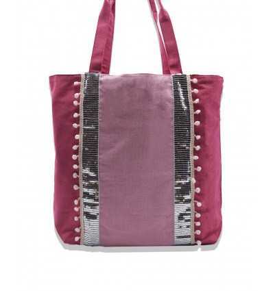 Sac Saint Tropez rose et rose clair