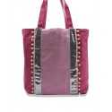 Sac Saint Tropez rose et rose clair Fouta Tunisia - 1