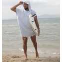 Poncho de plage bleu ciel Fouta Tunisia - 2