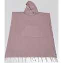Poncho de plage vieux rose Fouta Tunisia - 2