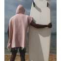 Poncho de plage vieux rose Fouta Tunisia - 2