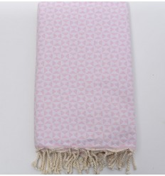 Fouta papillon rose clair Fouta Tunisia - 1 2