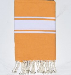 Fouta plate orange aurore Fouta Tunisia - 1