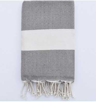 Fouta chevron taupe Fouta Tunisia - 2