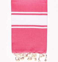 Fouta Plate rose bonbon Fouta Tunisia - 1