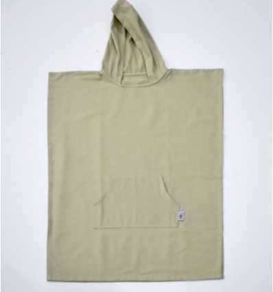Poncho de plage beige Fouta Tunisia - 2